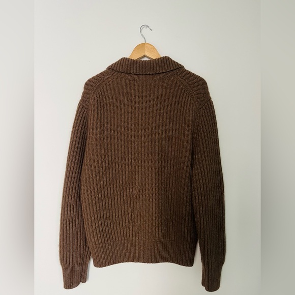 COS Alpaca-Blend Ribbed Cardigan - Picture 2 of 4